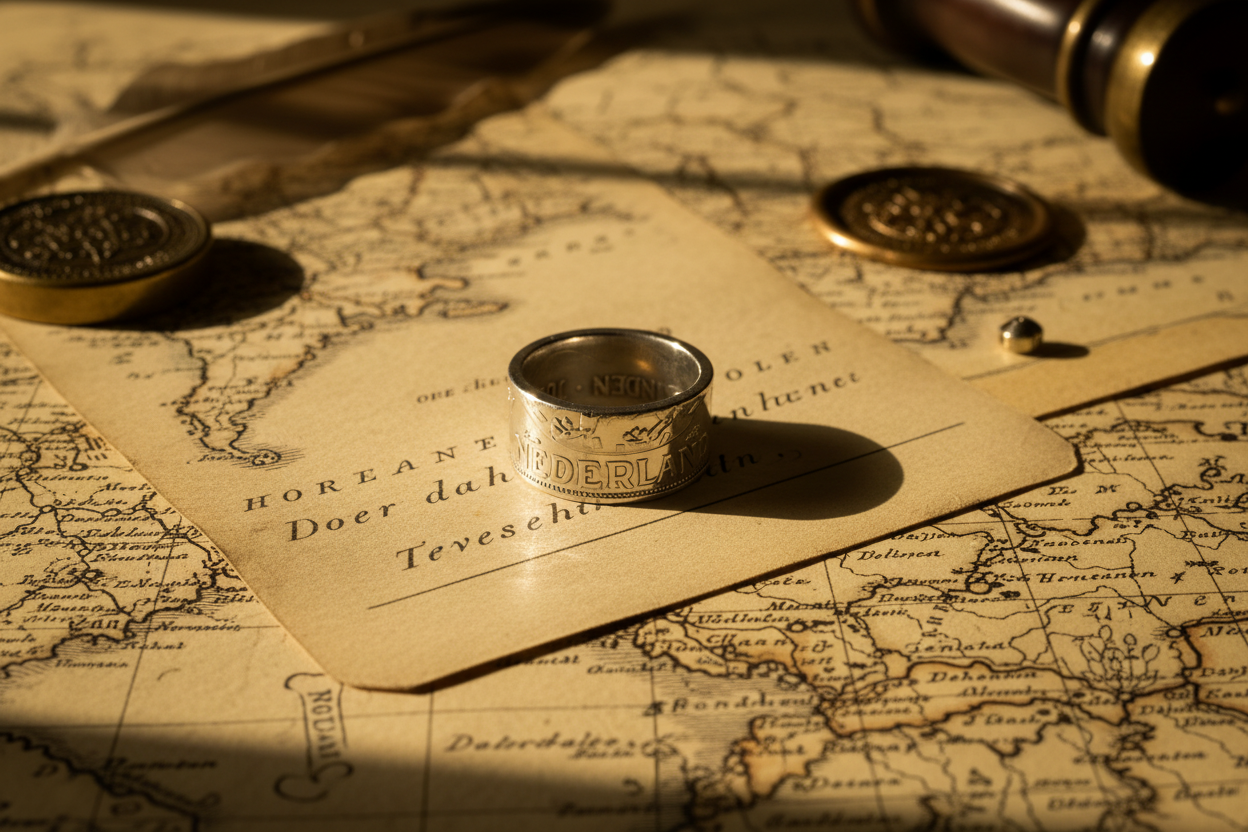 Vintage met correcte ring